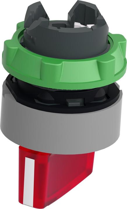Actual product image Schneider Electric Illuminated selector switch, front, plastic, ZB5AK1243C0