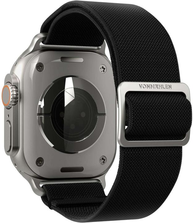 Actual product image Vonmählen Classic nylon wristband for Apple Watch 38 40 41 mm black (Nylon)