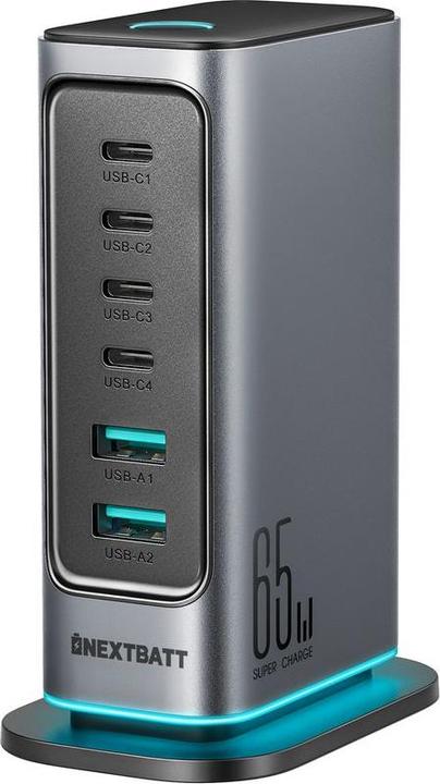 Image du produit Nextbatt 6-in-1 Multi USB Charger (65 W)