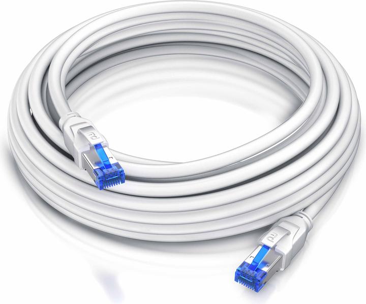 Actual product image Primewire CAT 8.1 Network Cable 40 Gbits - LAN Cable Patch Cable - CAT 8 Gigabit Ethernet Cable - RJ45 Plug (S/FTP, CAT8.1, 25 m)