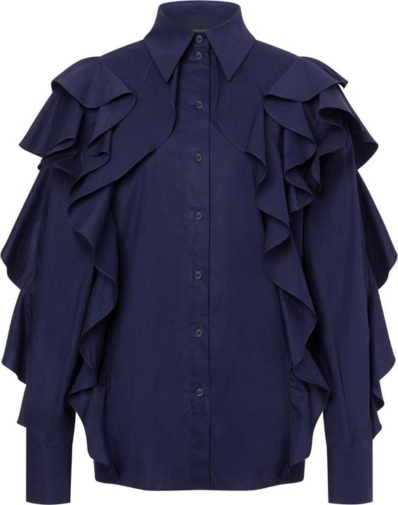 Alberta Ferretti Camicie Blu (42)