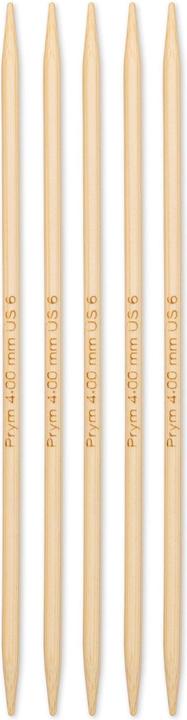 Prym Stricknadeln BAMBUS 4.00 mm, 15 cm