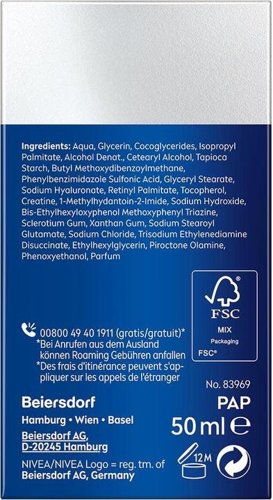 Produktbild NIVEA MEN Anti-Age Hyaluron (50 ml, 24h Creme, SPF 15)