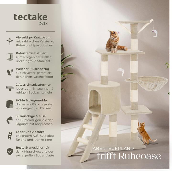 Produktbild tectake Dominik (144 cm, Beige)