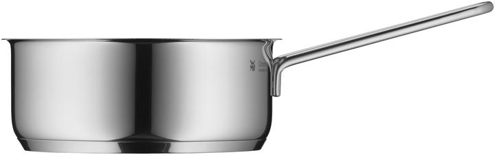 Produktbild WMF Stielkasserolle Topf klein 16cm Stieltopf Deckel Mini Induktion Edelstahl (16 cm, Kochtopf, Edelstahl)