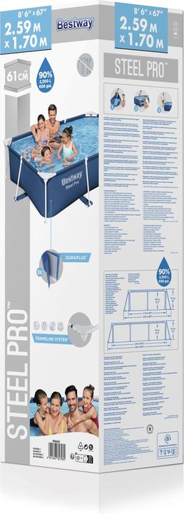 Immagine prodotto Bestway Steel Pro (259 x 170 x 61 cm)