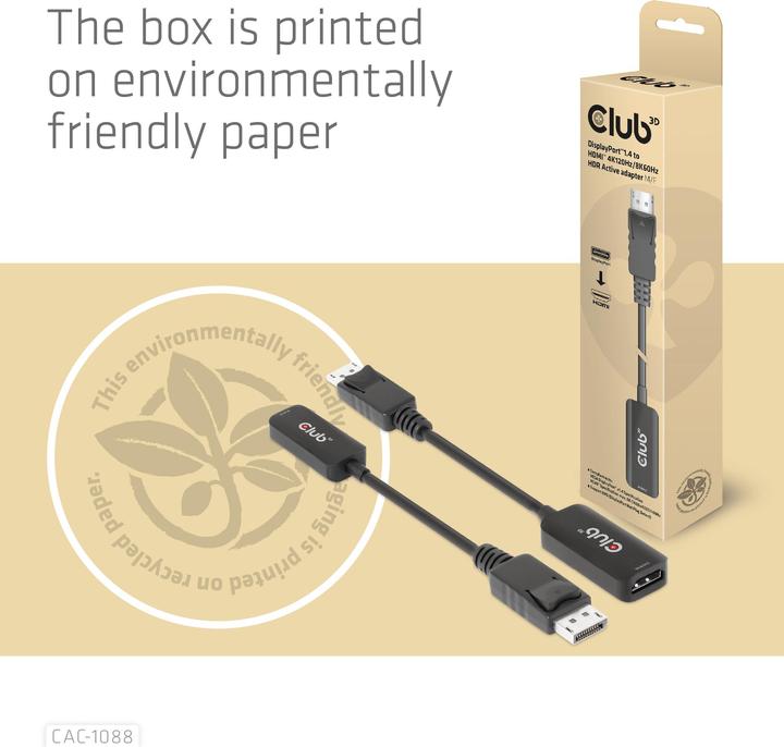 Productafbeelding Club 3D DisplayPort naar (HDMI, 4.90 cm)