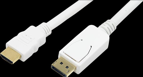 Actual product image LogiLink DisplayPort — HDMI (Typ A) (2 m, DisplayPort)