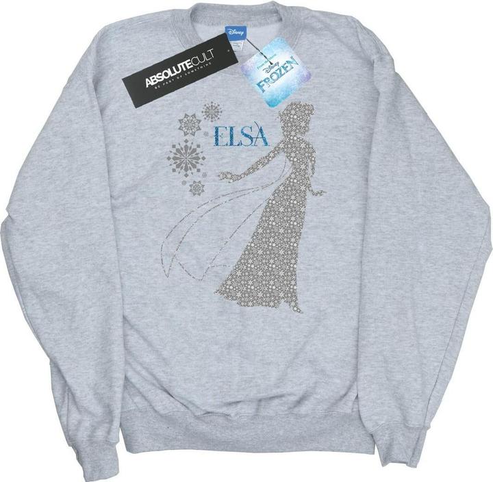 Disney Frozen Elsa Christmas Silhouette Sweatshirt (S)