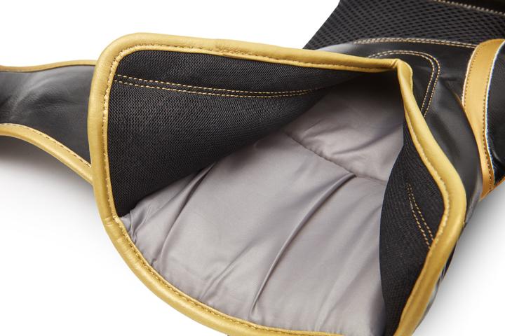 Actual product image Reebok Boxing Gloves 16oz Gold/Black (16 OZ)