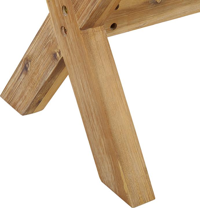 Produktbild Beliani Gartenmöbel Set Faserzement weiss 8-Sitzer 5-teilig OLBIA (200 cm)