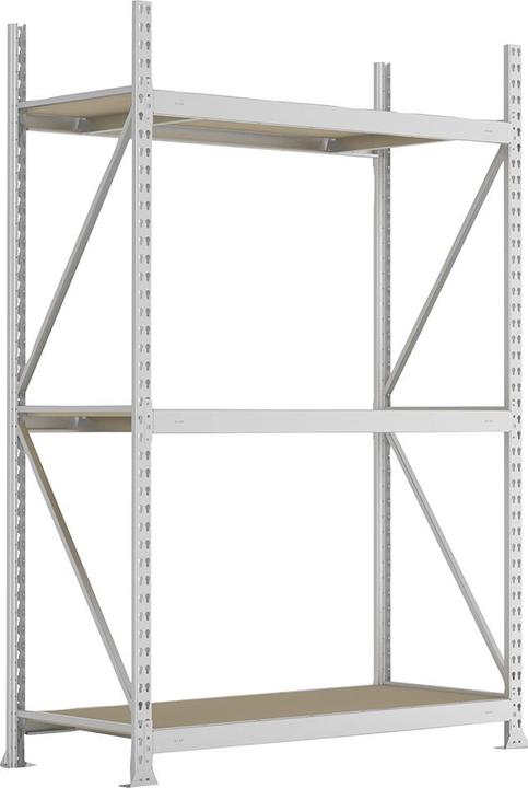 META Regalbau Weitspannregal MINI-RACK B1800xT1050xH2200 mm Grundfeld 3 Spanplatten Fachlast 6