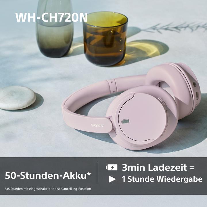 Productafbeelding Sony WH-CH720N (NC, 35 h, Draadloze, Bedraad)