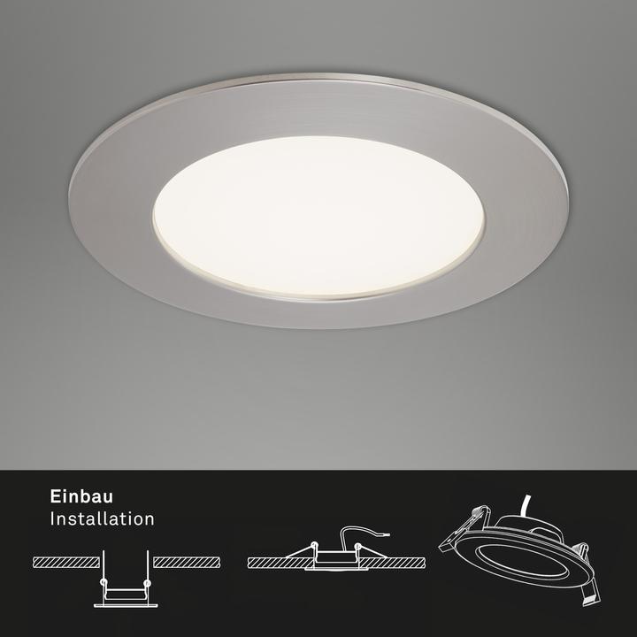 Produktbild Briloner LED Einbauleuchte, matt-nickel, 3xLED-Platine/8W (800 lm)