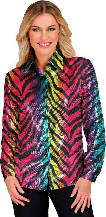 Produktbild Widmann Bluse Tigermuster Pailletten (S, M)