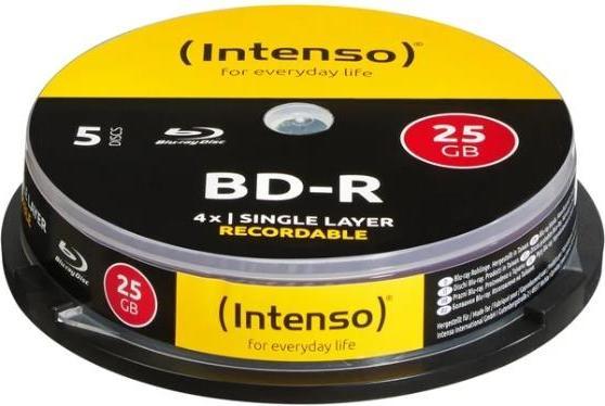 Image du produit Intenso 1x50 BD-R 25GB 6x Speed, Cakebox (50 x)