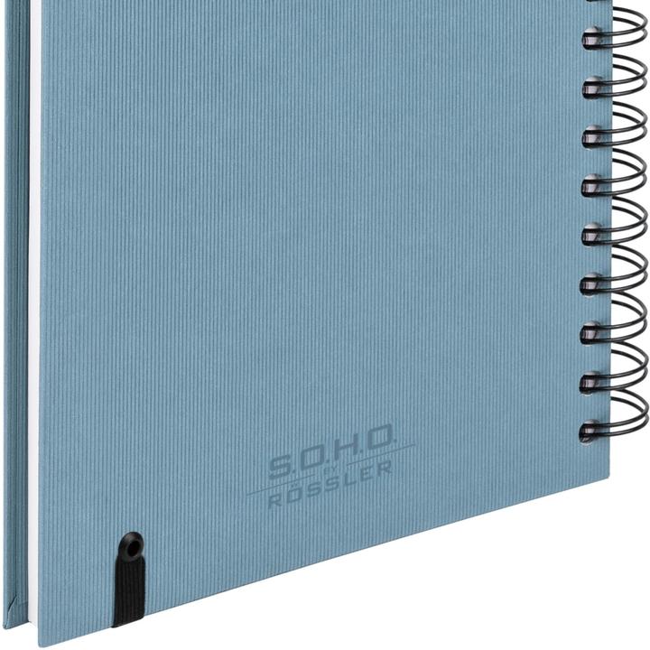 Actual product image Rössler Spiral notebook Soho denim (A5, Plain)