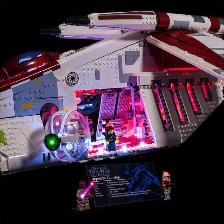 Produktbild Light my bricks LED Licht Set für LEGO Star Wars Republic Gunship