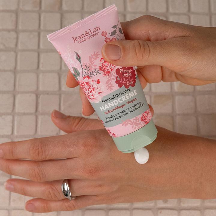 Produktbild Jean & Len Jean&Len rahustav kätekreem pojeng ja litši 75 ml (75 ml)