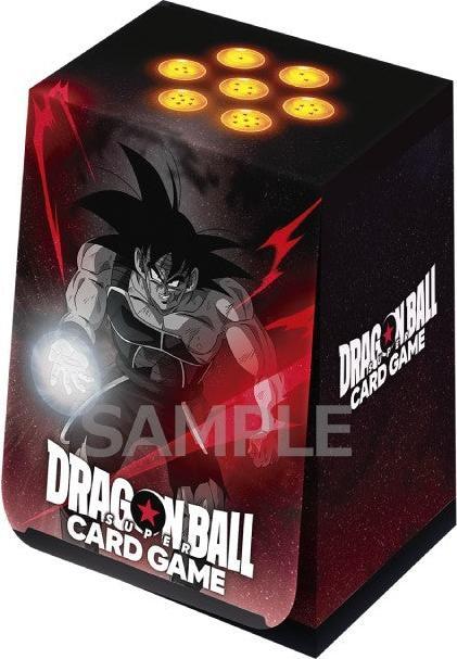 Actual product image Dragon Ball Fusion World Official Card Case + Sleeves Set 01 - Bardock