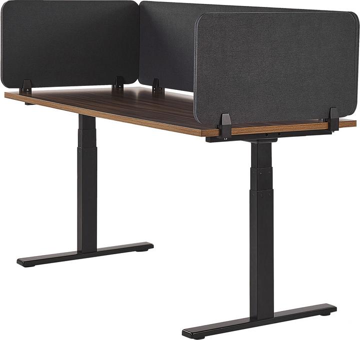 Image du produit Beliani Séparation de bureau gris foncé 72 x 40 cm WALLY (72 x 40 cm)