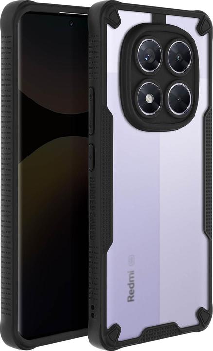 Actual product image OEM Defender Matt case for Xiaomi Redmi Note 14 Pro 5G (Global) black (Xiaomi Redmi Note 14 Pro)