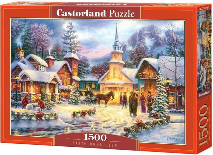 Produktbild Castorland Faith Runs Deep - Weihnachten (1500 Teile)