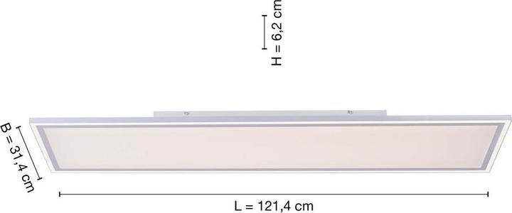 Actual product image Selltec LED panel EDGE (6900 lm)