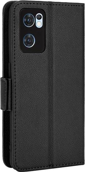Produktbild MU Classic Litchi Leder Bookcover Series (Oppo Find X5 Lite, OPPO Reno7 Z 5G)