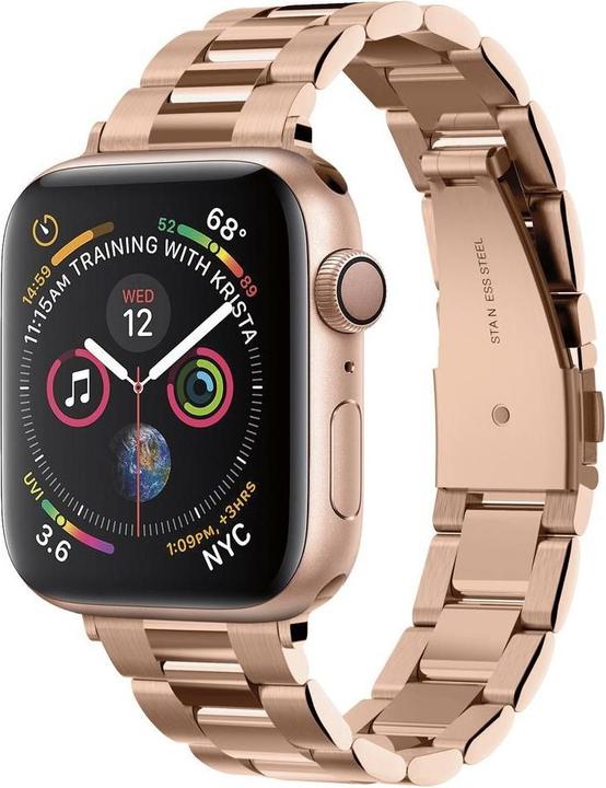 Actual product image Spigen Modern Fit Band for Apple Watch Series 38, 40, 41 mm - rose gold (Stainless steel)