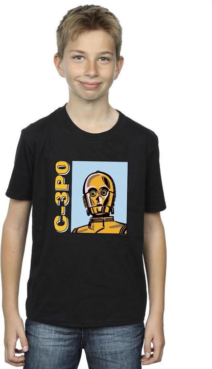 Produktbild Star Wars C3PO Line Art TShirt Jungen (140, 146)