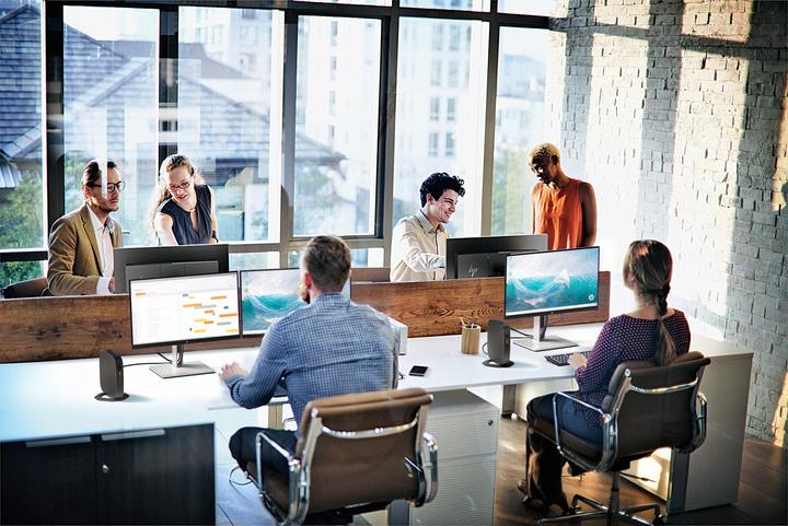 Actual product image HP Thin Client t540 12H60EA AMD Ryzen R1505G (AMD Ryzen Embedded R1505G, 4 GB, 32 GB, Radeon RX Vega 3)