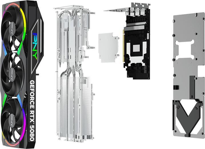 Image du produit PNY GeForce RTX 5080 ARGB Epic-X RGB Overclocked Triple Fan (16 Go)