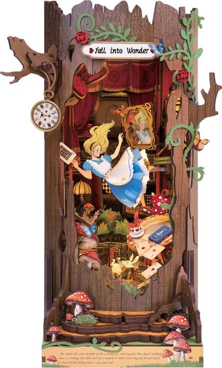 Robotime Bausatz Alice im Wunderland, Modell Art: Book Nook
