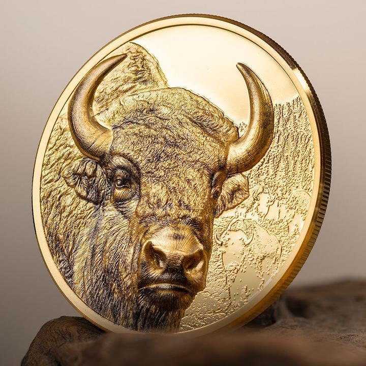 Immagine prodotto CIT Coin Invest Gold Bison 1 oz PP - High Relief 2025 (999.90, 2025)