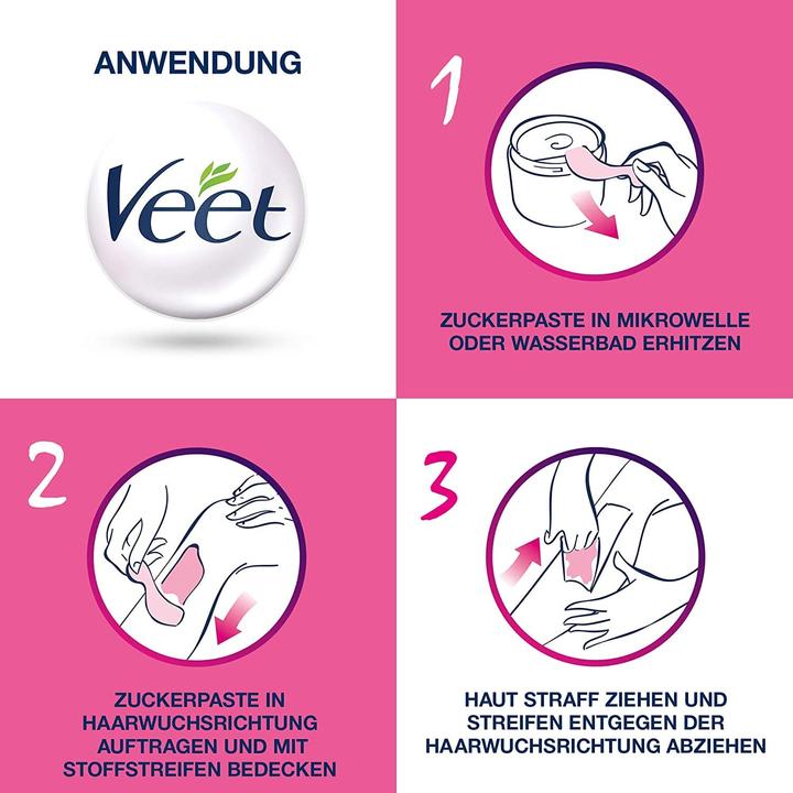 Produktbild Veet 2er Pack Sugaring Zuckerpaste zur Haarentfernung (500 ml, 2 x)