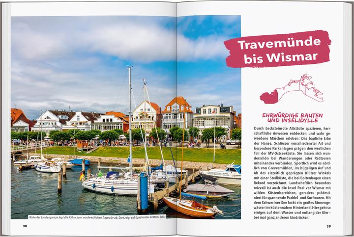 Produktbild OUTDOOR GUIDE Reiseführer Ostseeküste Mecklenburg-Vorpommern (Deutsch, Christine Lendt, 2025)
