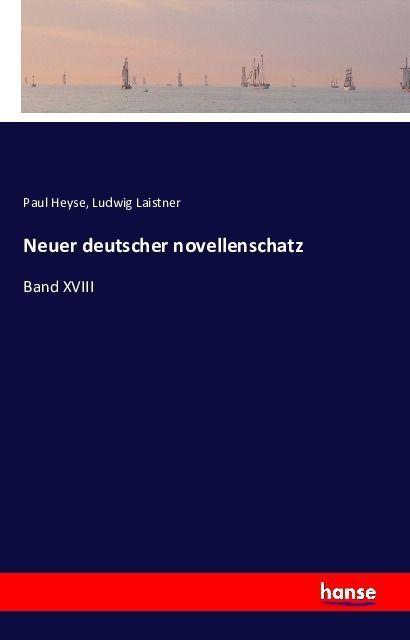 Actual product image Neuer deutscher novellenschatz (Paul Heyse, Ludwig Laistner, 2016)