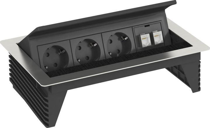 OBO Bettermann Deskbox klappbar (3 x, CEE 7/3, 0.26 m)
