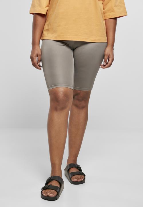 Actual product image Urban Classics Ladies Imitation Leather Cycle Shorts (4XL)
