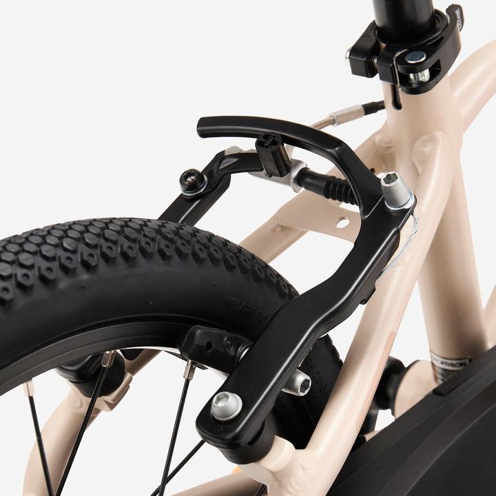 Actual product image Btwin Kinderfahrrad 16 Zoll Discover 900 beige (16")