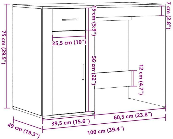 Produktbild VidaXL Leonel (100 x 49 x 75 cm)