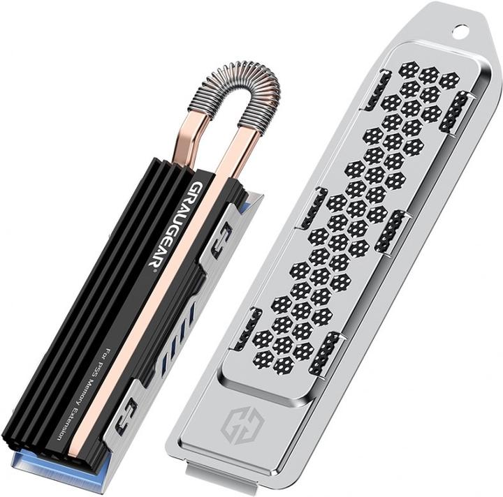Actual product image Graugear Heat sink SSD M.2NVMe 2280 for PS5 Memorywide.