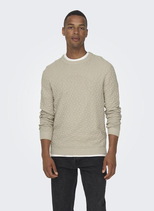 Produktbild Only & Sons Onskalle Reg 12 Struc Crew Knit Noos (XL)