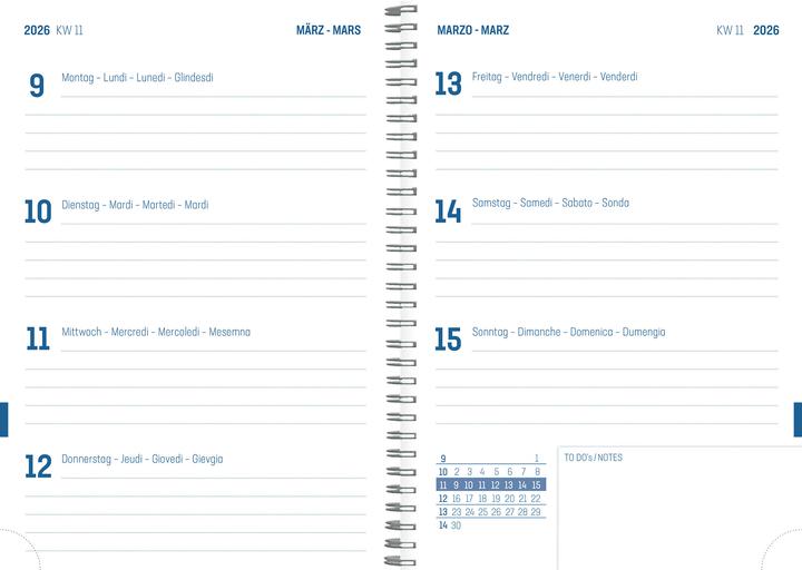 Produktbild Simplex Schüleragenda KraftPAPIER 25/26 500412.26 1W/2S 17M Leo ML 14.8x21cm (14.8 x 21 cm, Deutsch)
