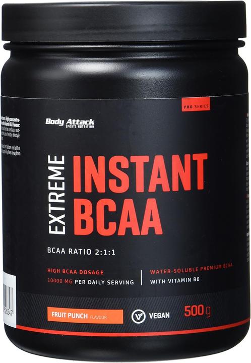 Actual product image Body Attack Extreme Instant BCAA (500g can) (1 Piece, Powder, 500 g)