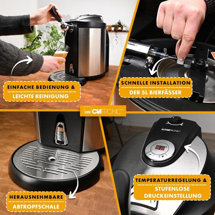 Actual product image Clatronic BZ 3740 Beer dispenser