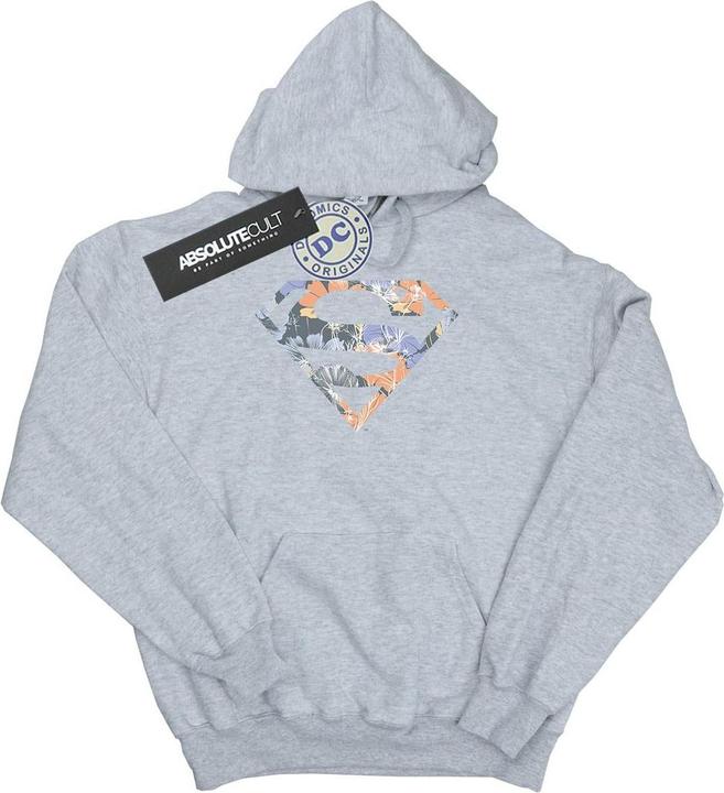 Superman Floral Logo 2 Kapuzenpullover Jungen