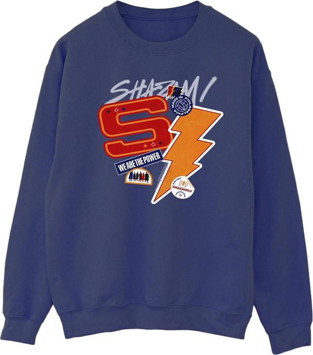 Shazam Fury Of The Gods Sticker Spam Sweatshirt (M)