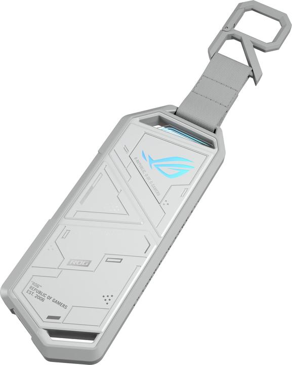 Produktbild ASUS Geh USB ROG Strix Arion White M2 SSD Gehäuse mit Aura (M.2 2280, M.2 2260, M.2 2242, M.2 2230)